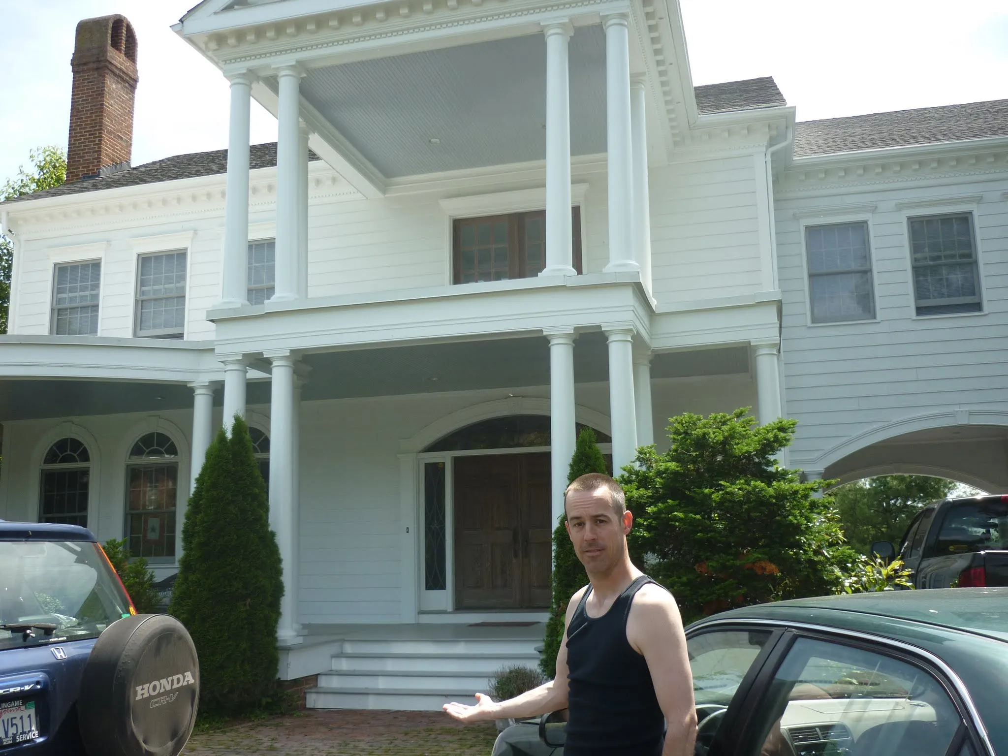 FDR and his mansion